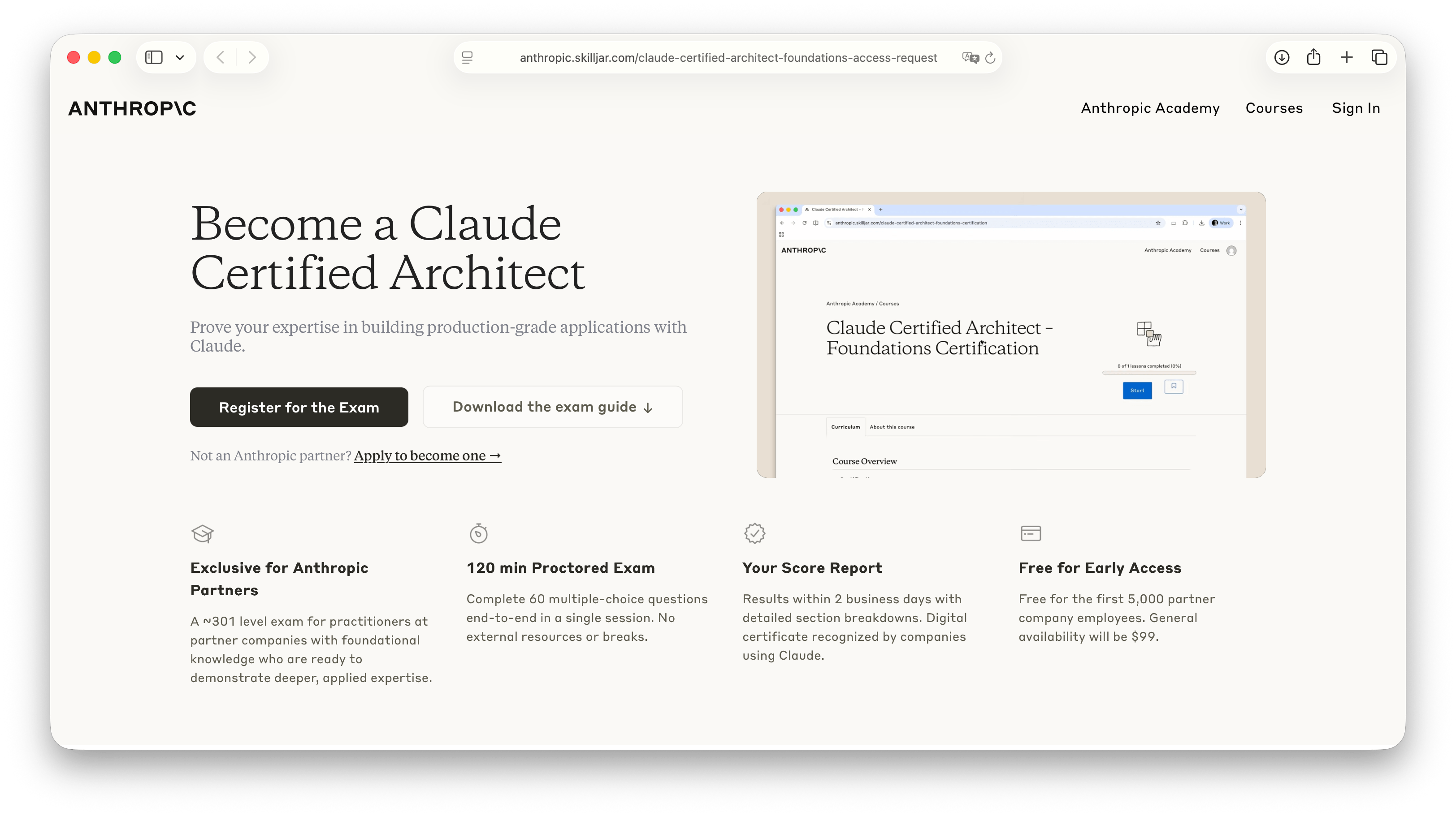 Anthropic запустила сертификацию Claude Certified Architect