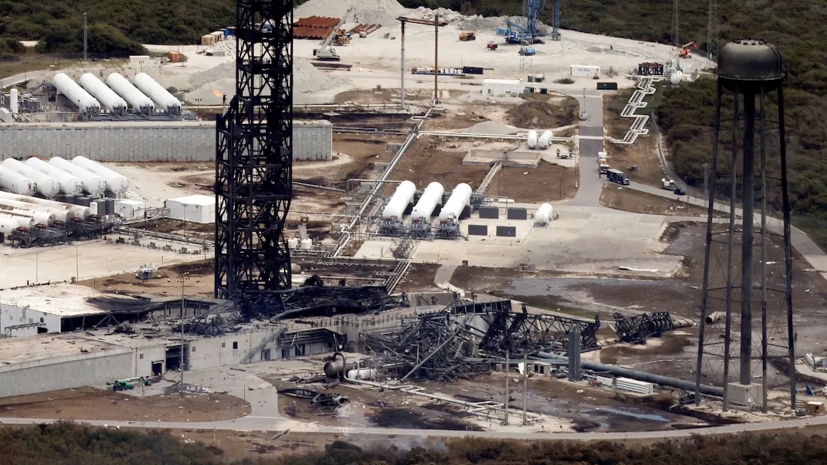 Blue Origin не будет восстанавливать в прежнем виде разрушенную взрывом New Glenn стартовую площадку LC-36 во Флориде