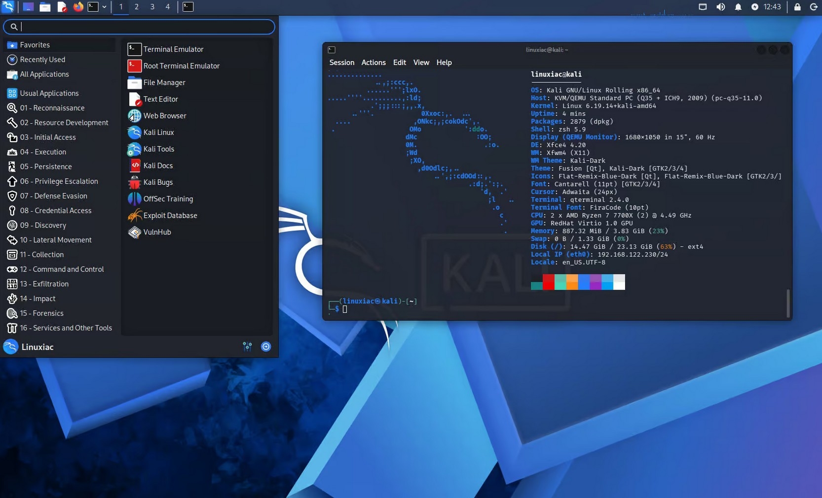 Вышел дистрибутив для пентестеров Kali Linux 2026.2