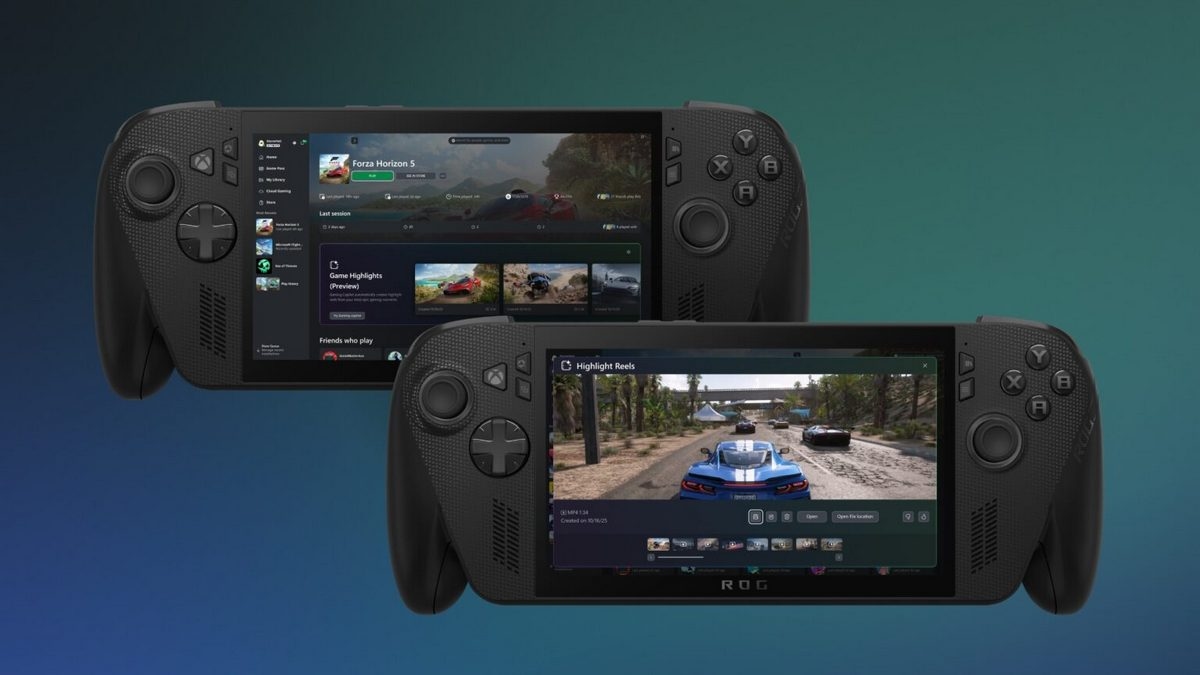 Microsoft обновила ROG Xbox Ally X, чтобы автоматически записывать основные моменты пользовательских игровых сессий