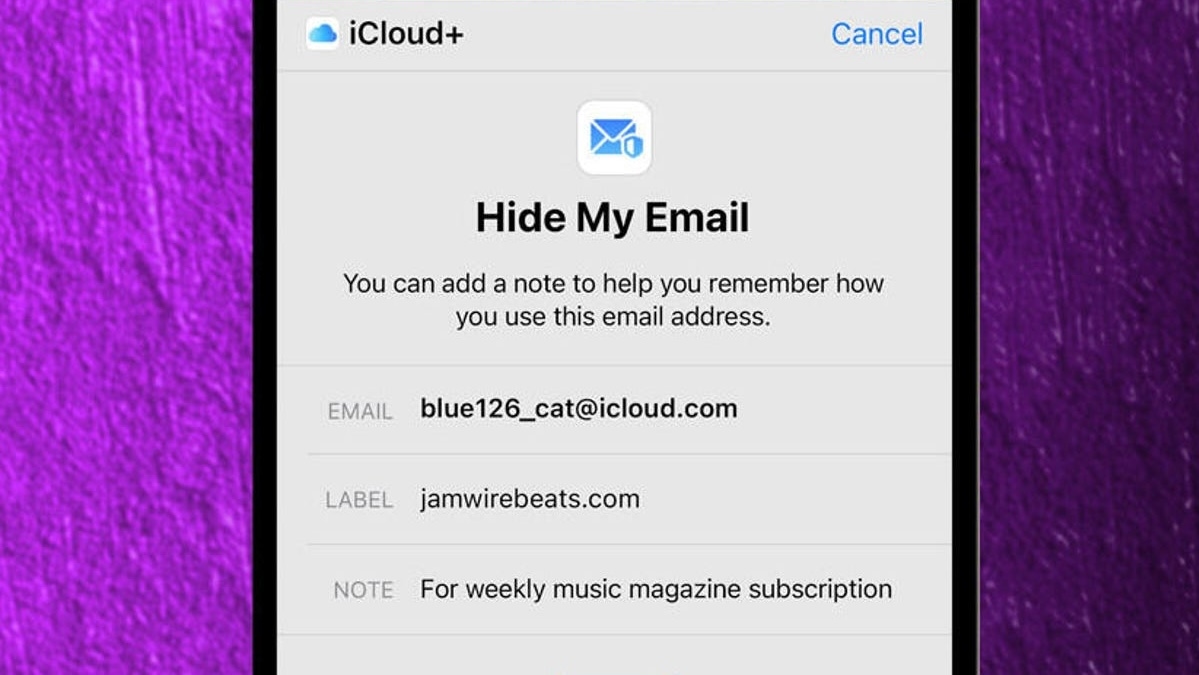 Адреса iCloud+ Hide My Email останутся на icloud.com