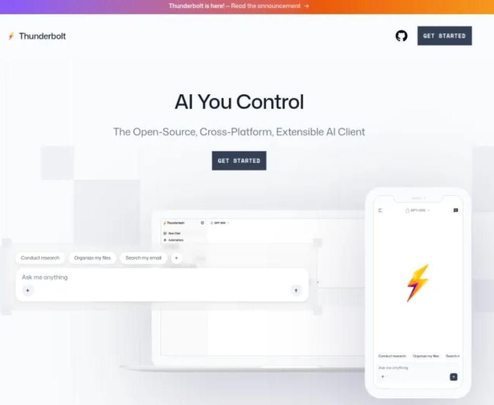 Mozilla анонсировала ИИ-клиента Thunderbolt
