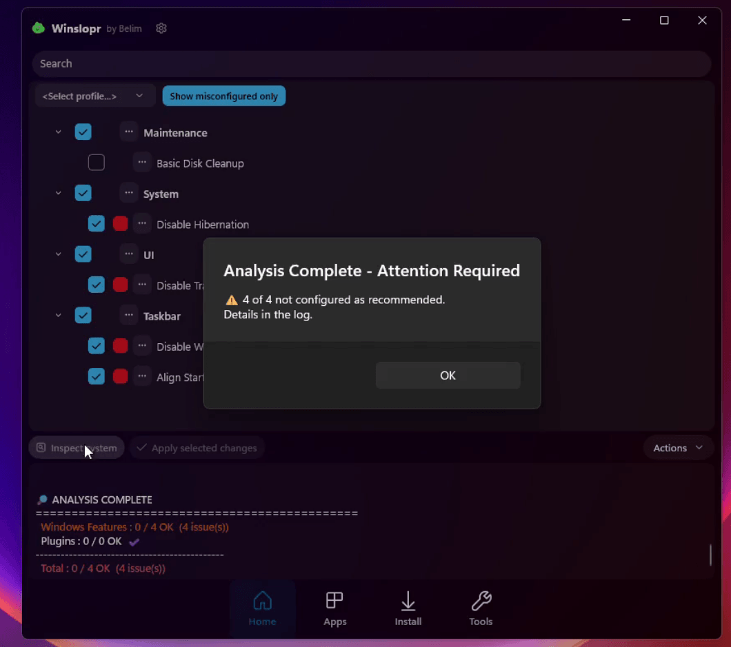 Инициатива Winslop для удаления ненужного системного мусора в Windows 10/11 переименован в Winslopr — Windows Slop Remover