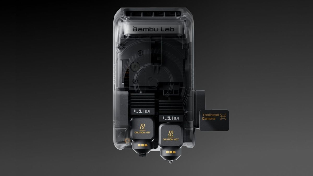 Bambu Lab представила X2D — флагманский 3D-принтер с двумя экструдерами и гибридной подачей филамента
