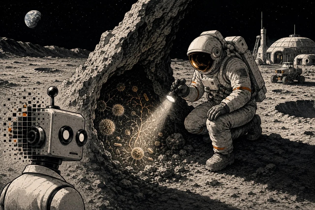 NASA обнаружило неприятный побочный эффект будущих баз на Луне: мы привезём туда свою жизнь