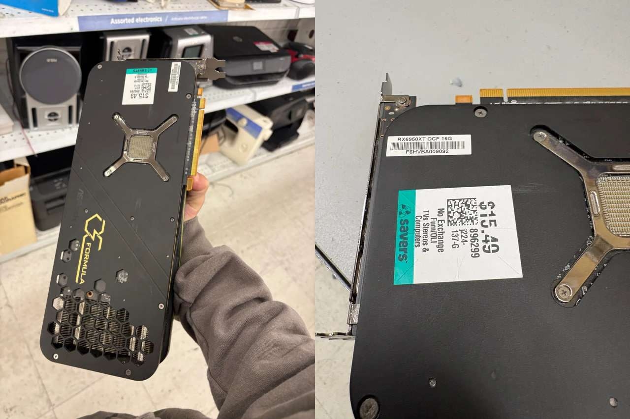 Реддитору удалось купить в комиссионке видеокарту ASRock Radeon RX 6950 XT OC Formula за $15