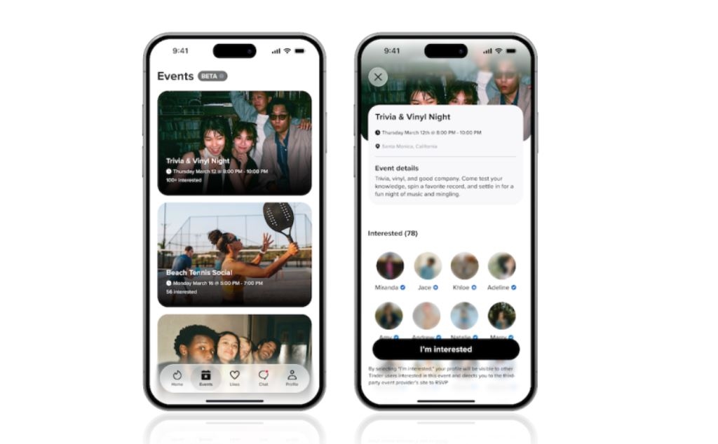 Tinder стартовал проводить офлайн-мероприятия для привлечения аудитории