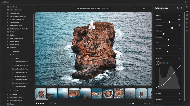 Вышло апдейт RapidRAW 1.5.9 — открытого редактора изображений RAW