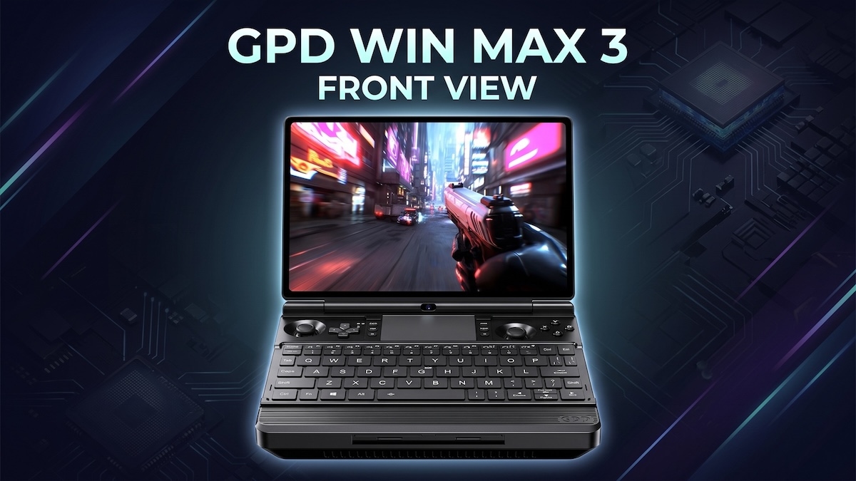GPD представила Win Max 3 — портативную консоль и полноценный карманный игровой портативный компьютер