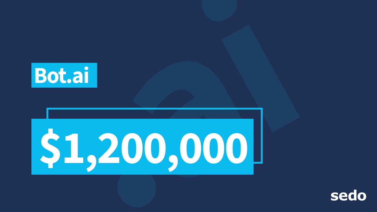 Доменное имя Bot.ai было приобретено за $1,2 млн
