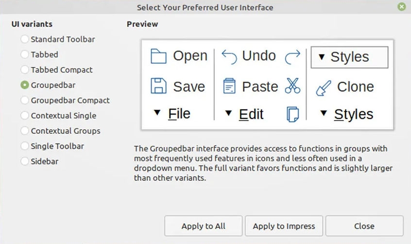 LibreOffice ответила на критику пользовательского интерфейса
