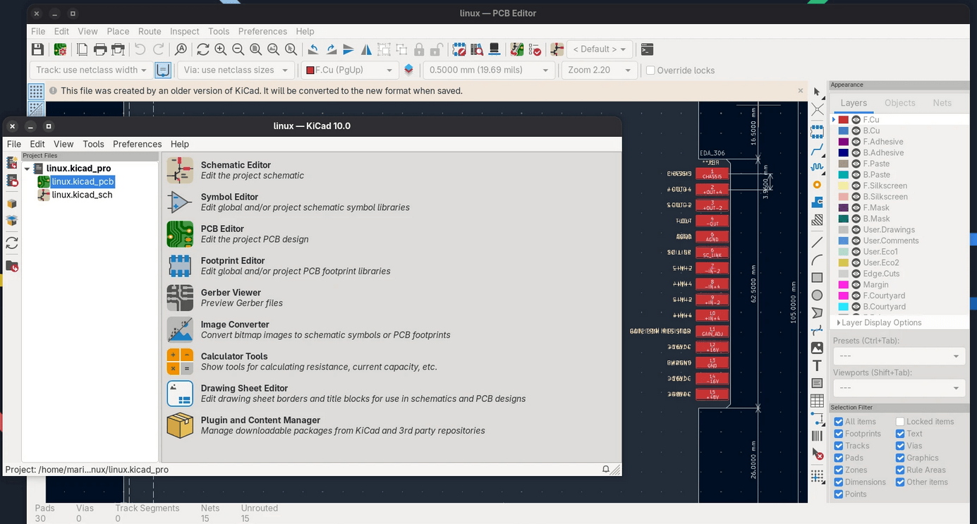Выпуск САПР KiCad 10.0