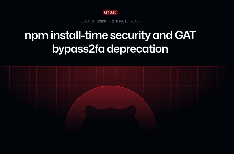 Выпуск пакетного менеджера NPM 12.0, в новой версии по умолчанию прекращён запускание скриптов во время установки пакетов