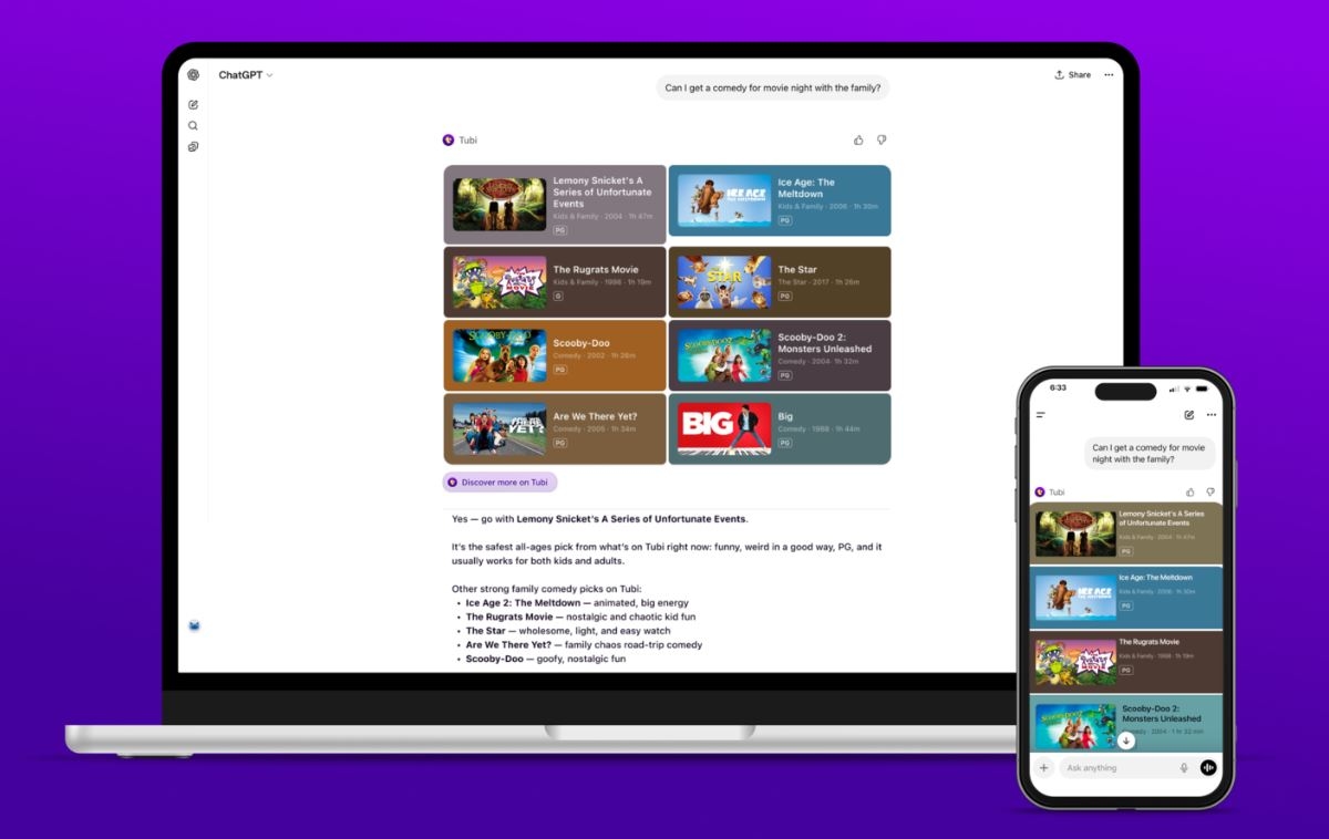 Fox запустила стриминговый служба Tubi с ChatGPT
