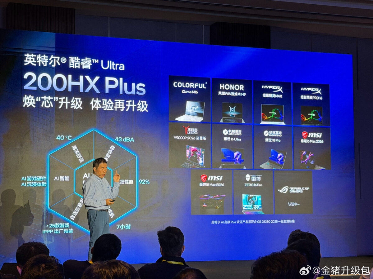 Инициатива AI Quiet Plus от Intel сделал игровые ноутбуки тише почти без ущерба для производительности