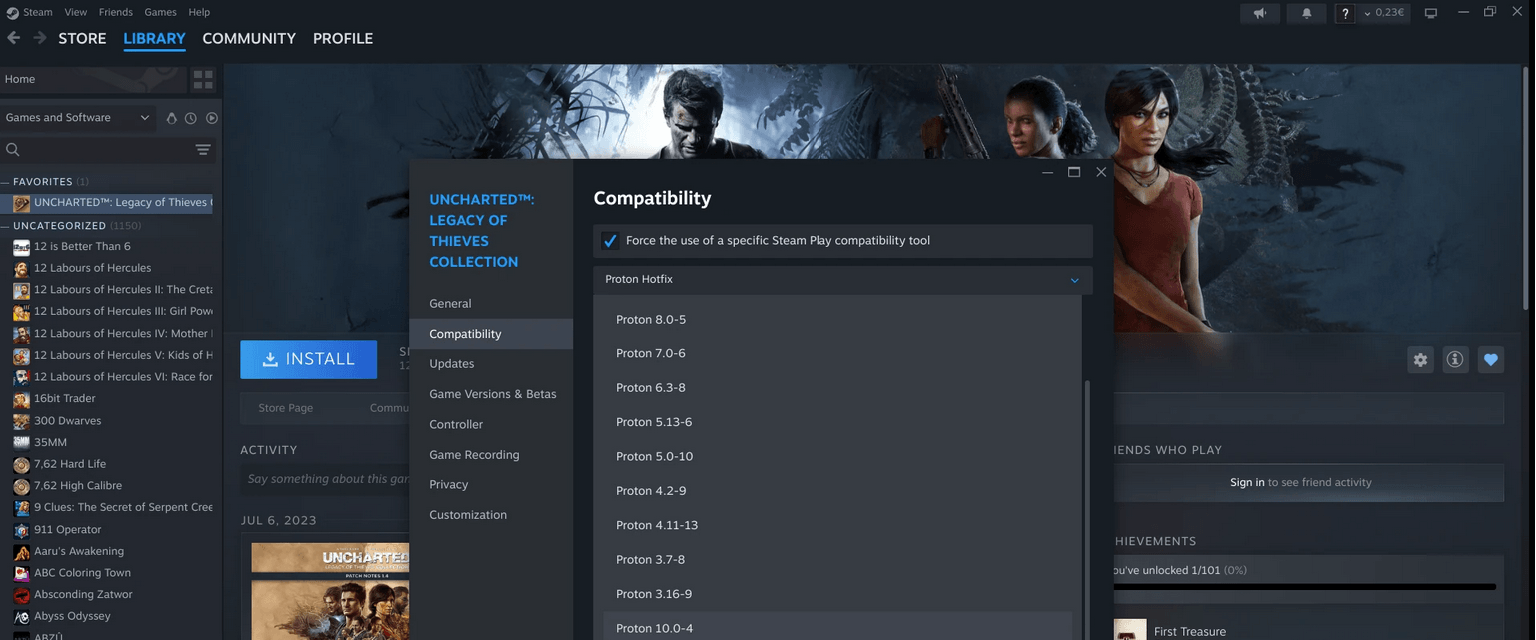 Valve выпустила Proton 11.0