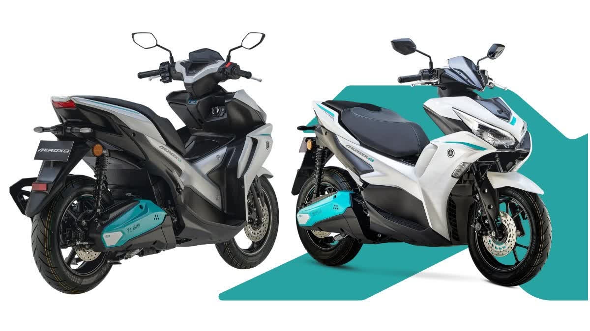 Yamaha выпустила спортивный электроскутер Aerox-E со съёмными батареями