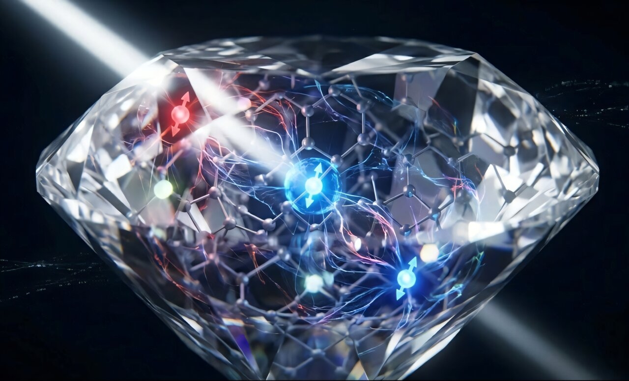 Алмаз как датчик: деформация кристалла позволила измерять магнитные поля с рекордной точностью