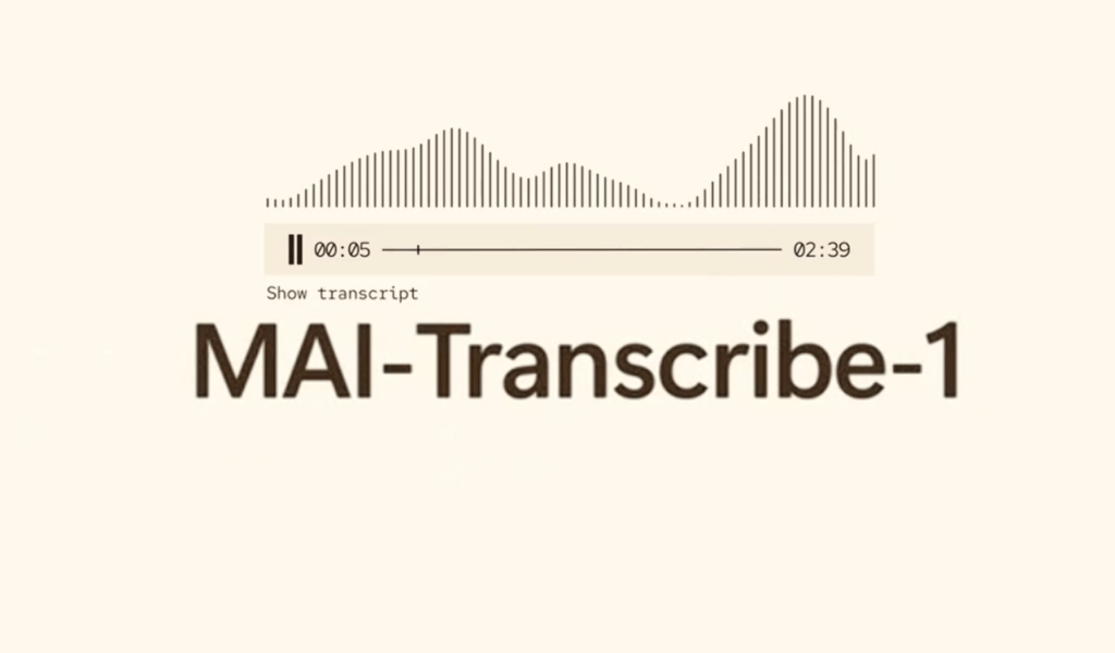 Microsoft представила MAI-Transcribe-1 – нейросеть для распознавания при плохом качестве и одновременной речи