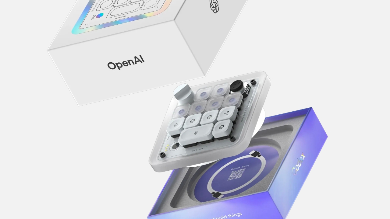 Work Louder и OpenAI выпустили Codex Micro — макропад для управления AI-агентами в Codex