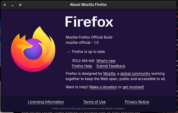 Выпуск Firefox 153.0 ESR