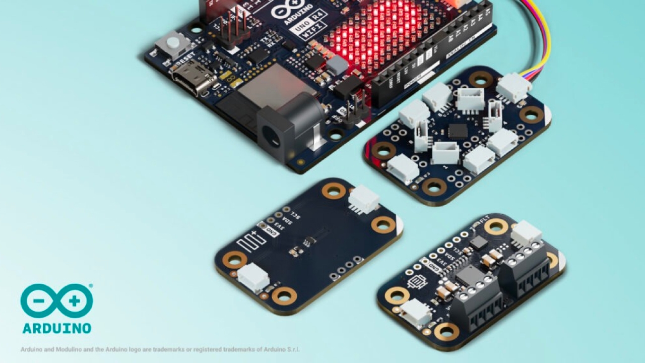 Arduino представила модули Modulino для расширения I²C-сетей и управления моторами