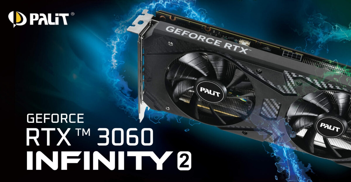 Palit представила видеокарту RTX 3060 с 12 ГБ памяти для игр и ИИ