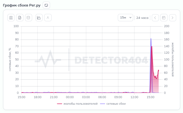 Ошибка в работе Reg.ru