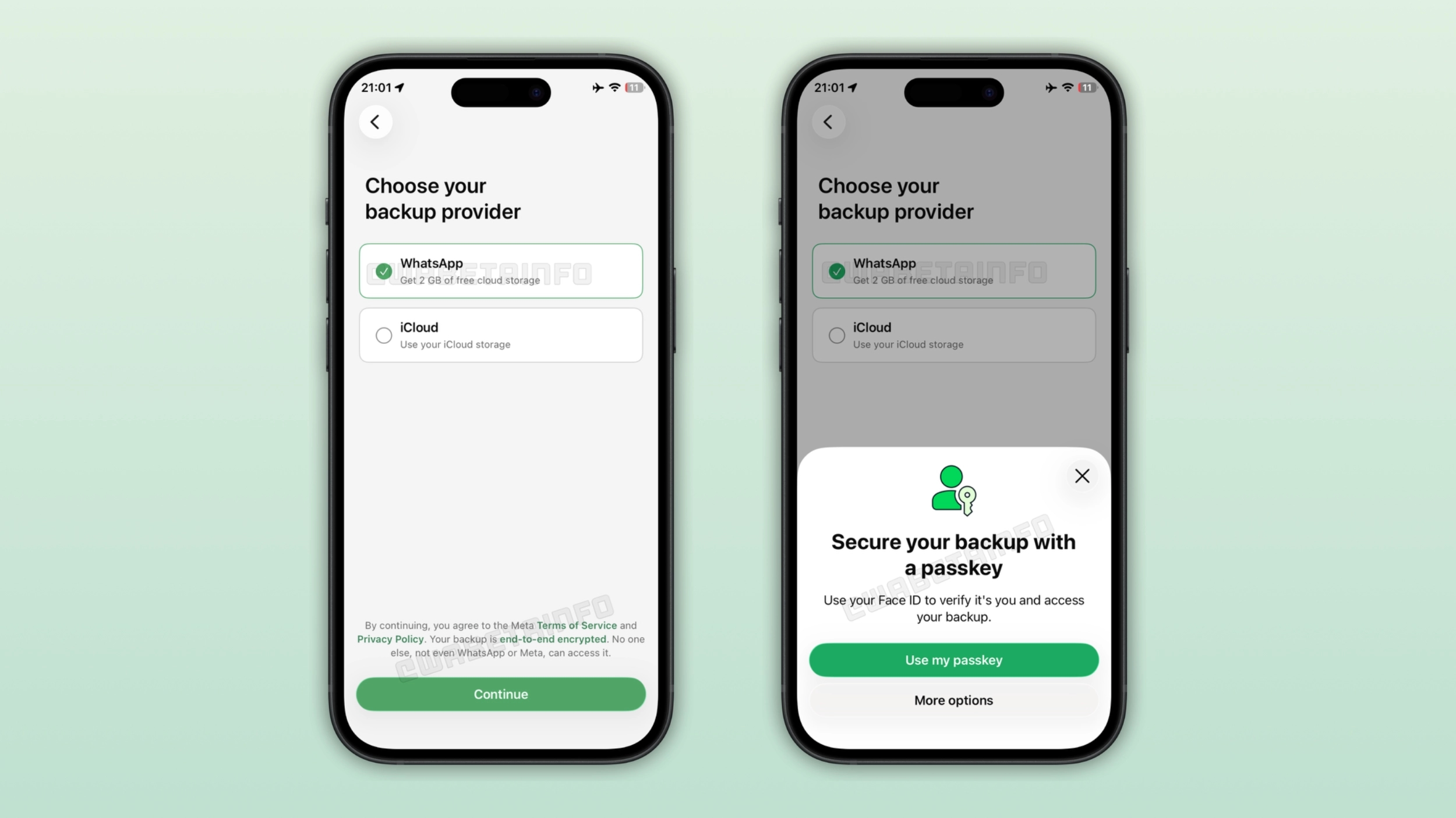 WhatsApp** стартовал тестирование своего облачного хранилища для резервных копий чатов и фотографий