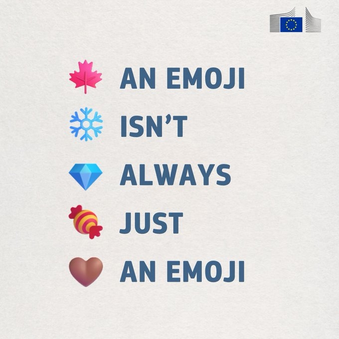 Чиновники Евросоюза предупредили об опасности эмодзи-шифра и вызвали волну насмешек в сети