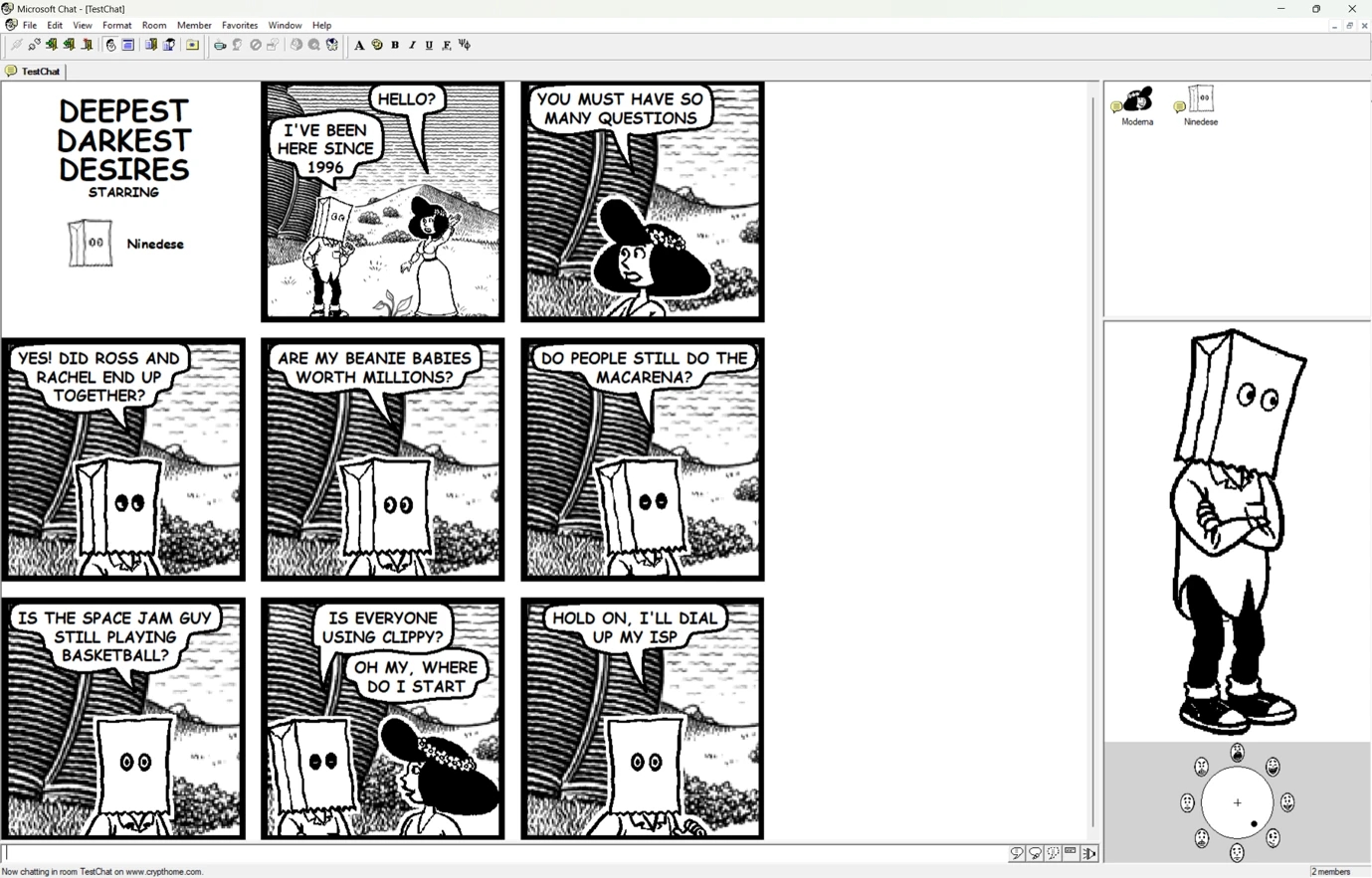 Инициатива Microsoft Comic Chat стал Open Source спустя 30 лет после первого мажорного релиза