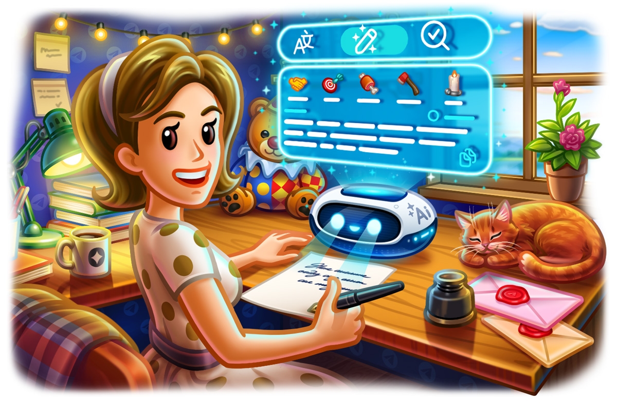 Апдейт Telegram: ИИ-редактор текстов, Motion Photos и боты для ботов