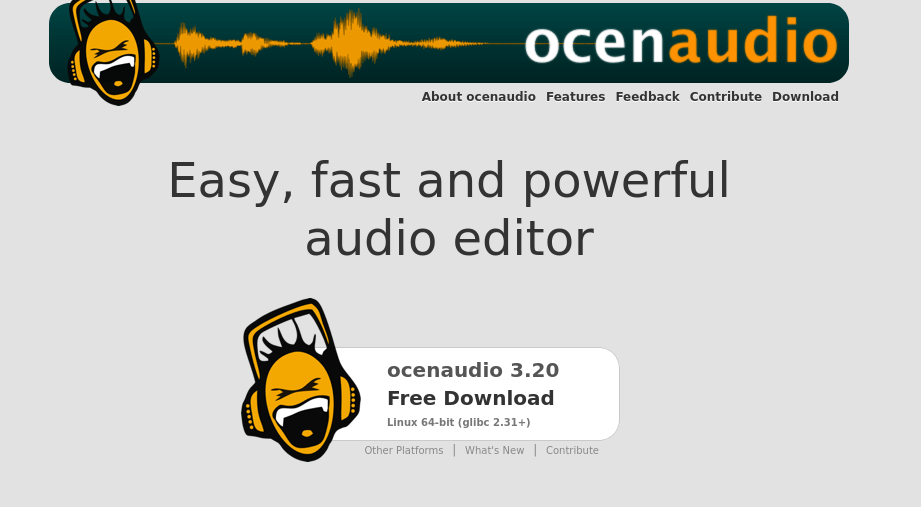 Вышел Ocenaudio 3.20 — бесплатный мультиплатформенный аудио- и музыкальный редактор