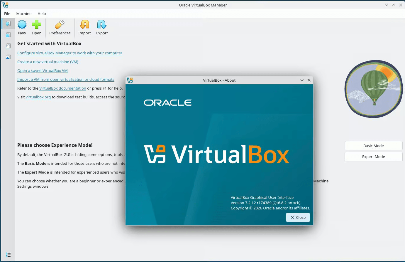 Вышла платформа виртуализации VirtualBox 7.2.12