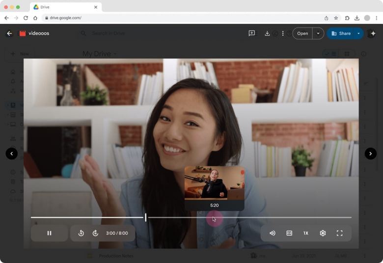 Пользователи Google Drive теперь могут оставлять замечания к моментам видео без ручного ввода таймкодов