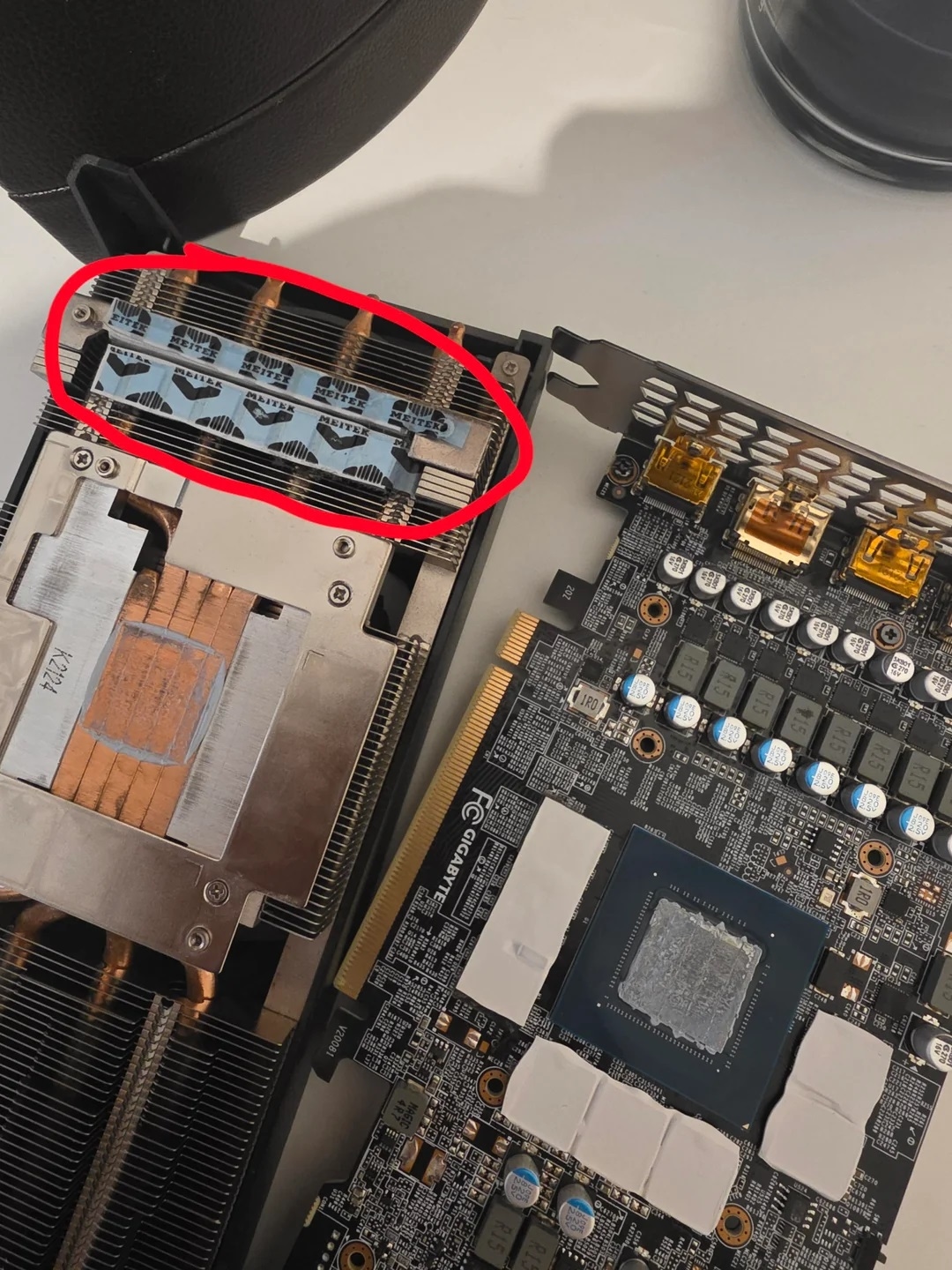 Карта GeForce RTX 3070 некоторое количество лет работала с постоянным перегревом из‑за неправильной заводской сборки