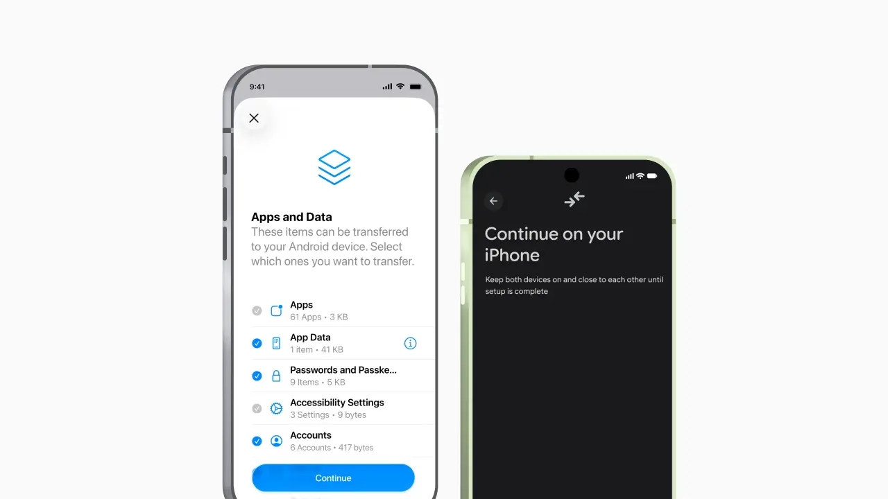 Google обновила средство миграции на Android 17: с iPhone можно перенести аккаунт Google, пароли, Wi‑Fi и даже eSIM