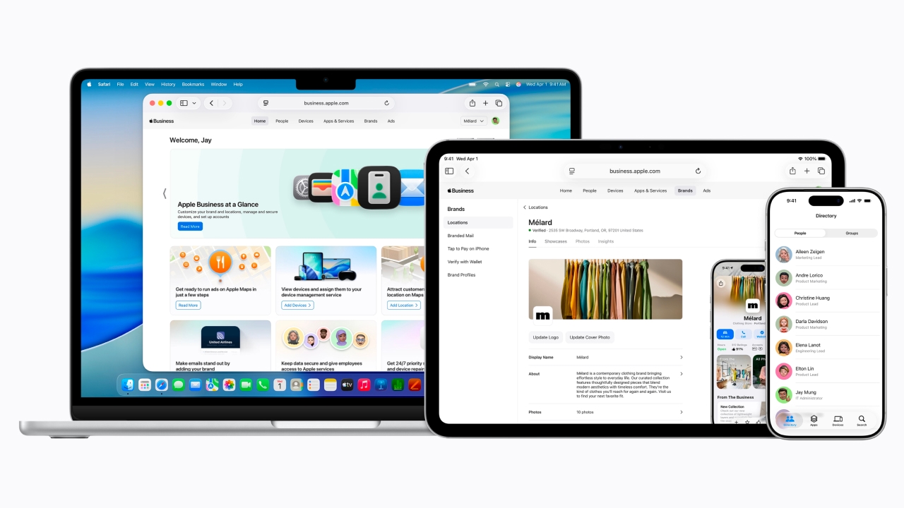 Apple анонсировала Apple Business — платформу, которая объединяет в себе инструменты для компаний