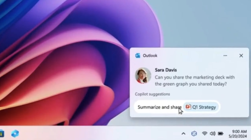 Microsoft отказывается от планов по внедрению Copilot в уведомления в Windows 11