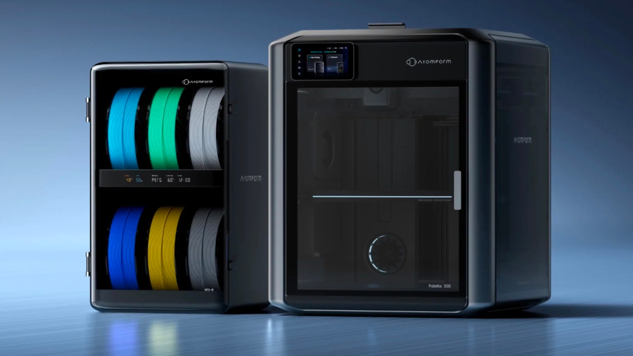 Mova представила AtomForm Palette 300 — 3D-принтер с 12 автоматически сменяемыми соплами