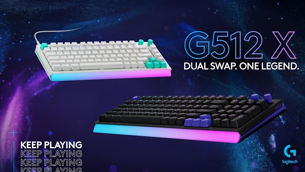 Logitech представила клавиатуру G512 X с поддержкой и механических, и аналоговых переключателей