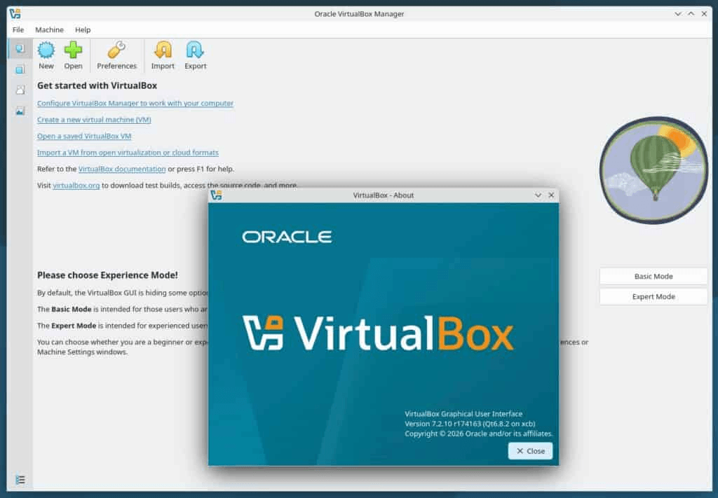 Вышла платформа виртуализации VirtualBox 7.2.10