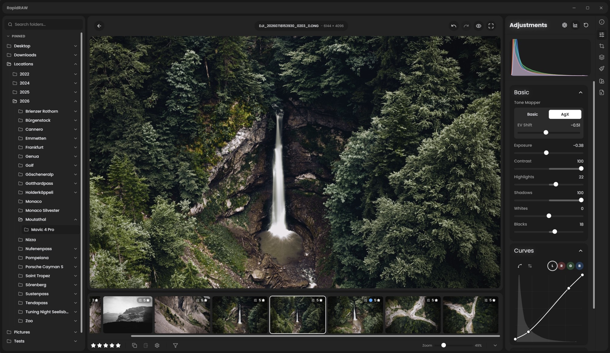Вышло апдейт RapidRAW 1.6.2 — открытого редактора изображений RAW