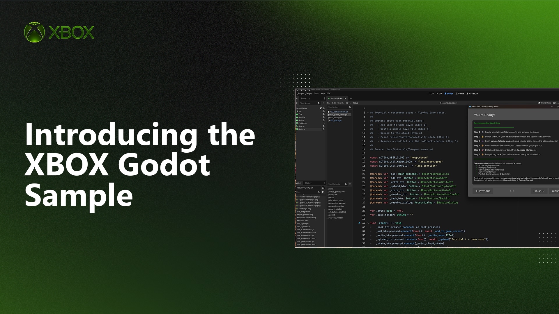 Microsoft выпускает Godot Sample для упрощения разработки игр на ПК с сервисами Xbox